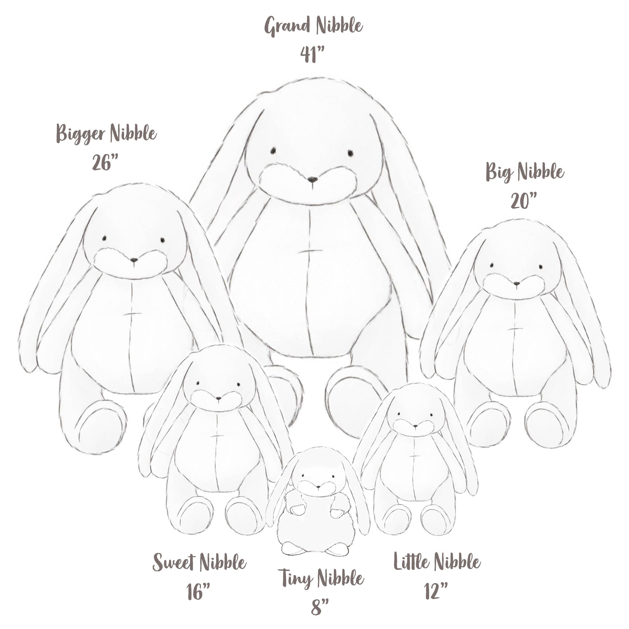 Big 20" Nibble Bunny – Pink