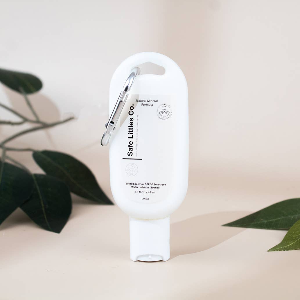 Kids natural, organic travel sunscreen stylish & convenient