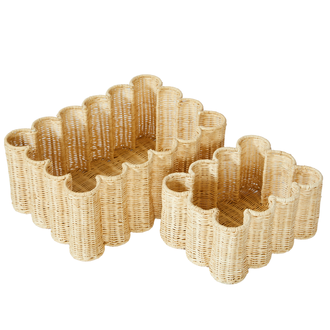 BLOSSOM WAVY BASKET SET
