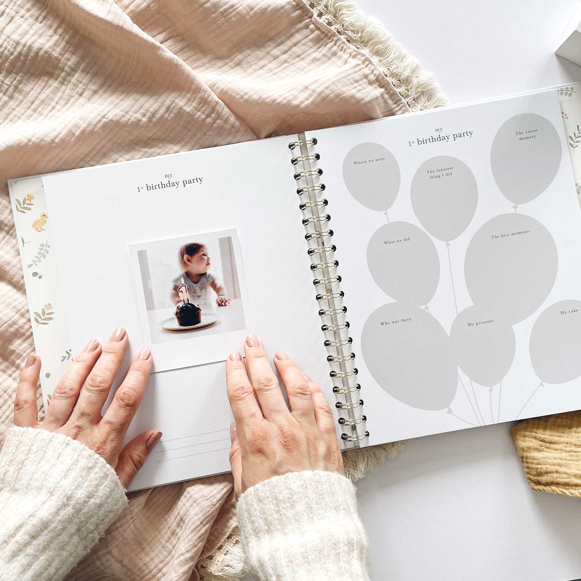 My Baby Book (Animals) Luxury Keepsake Memory Book