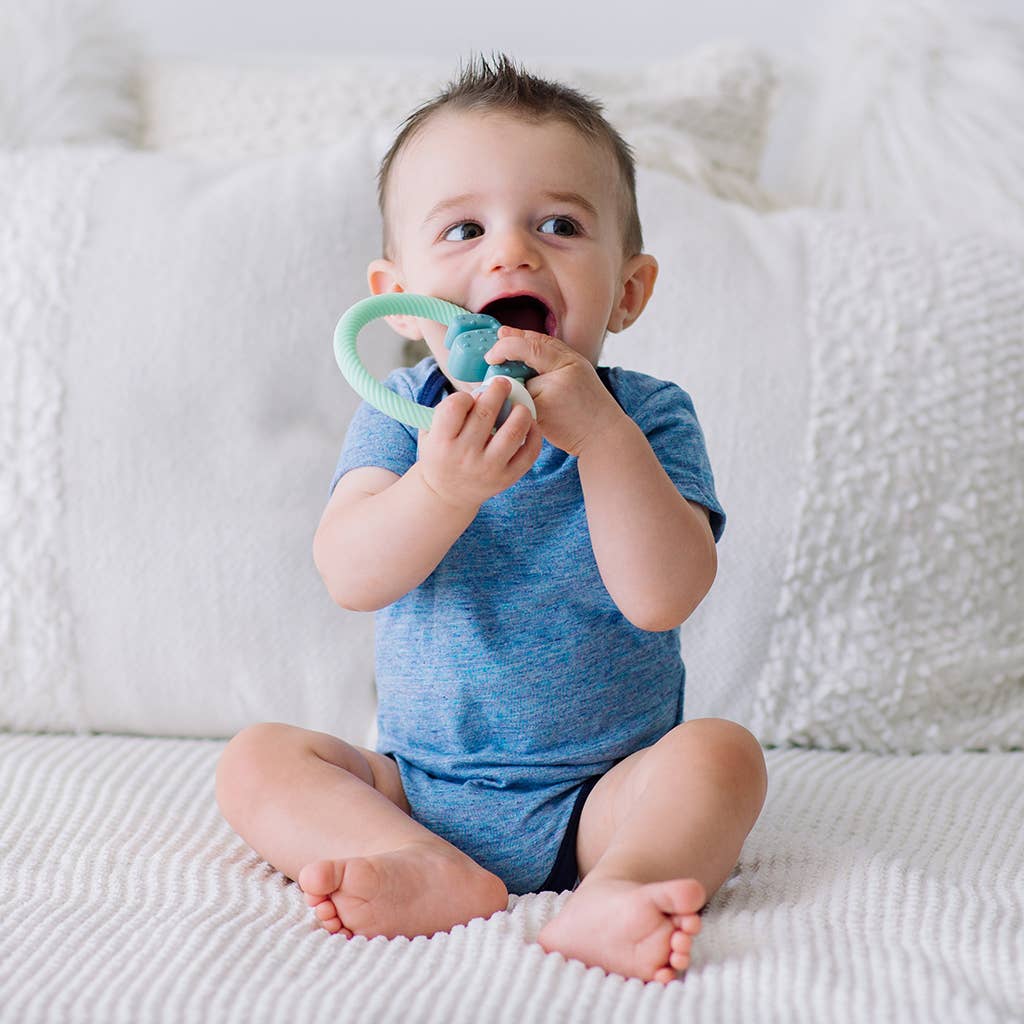 Ritzy Rattle™ Silicone Teether Rattles: Cactus