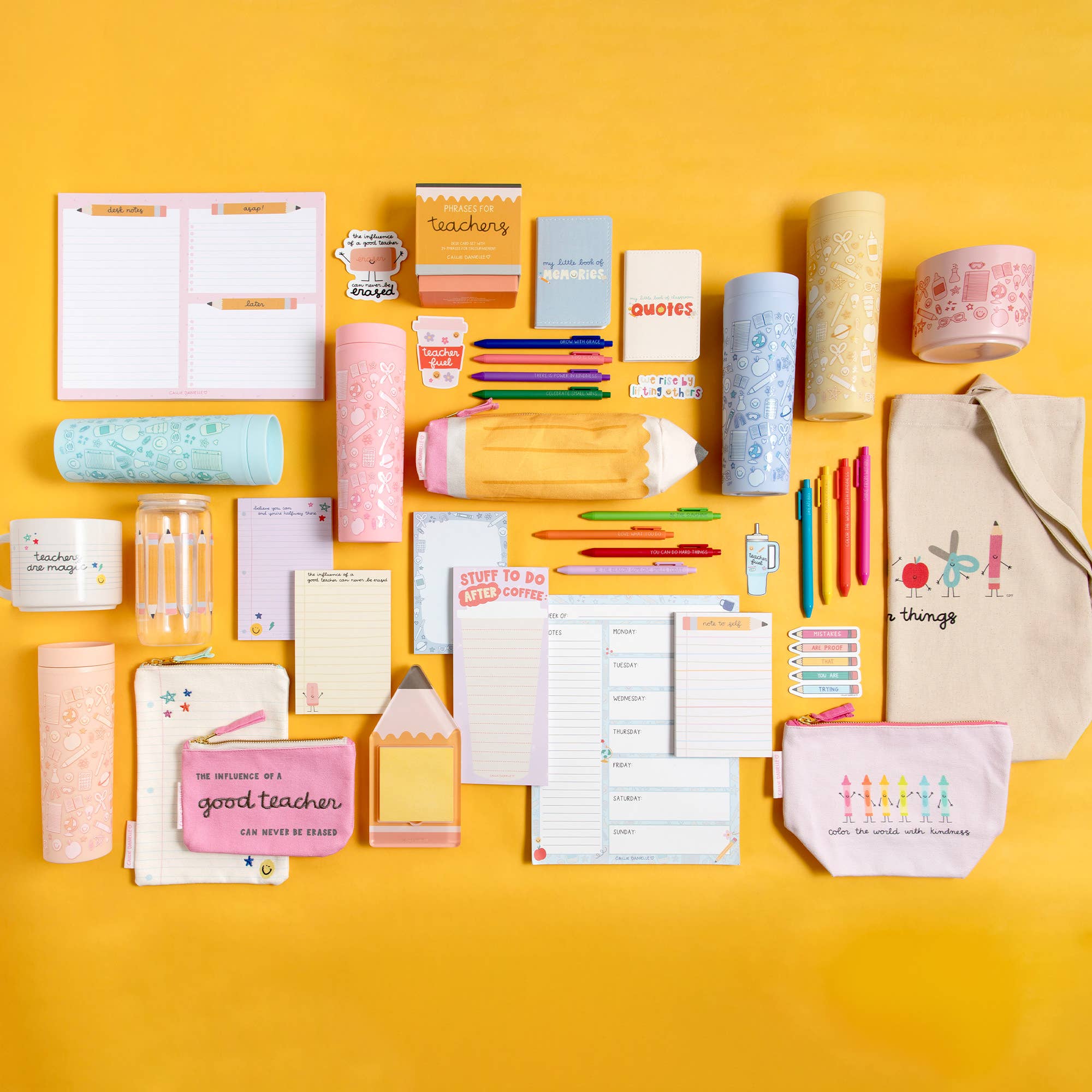 Color The World With Kindness Canvas Pouch
