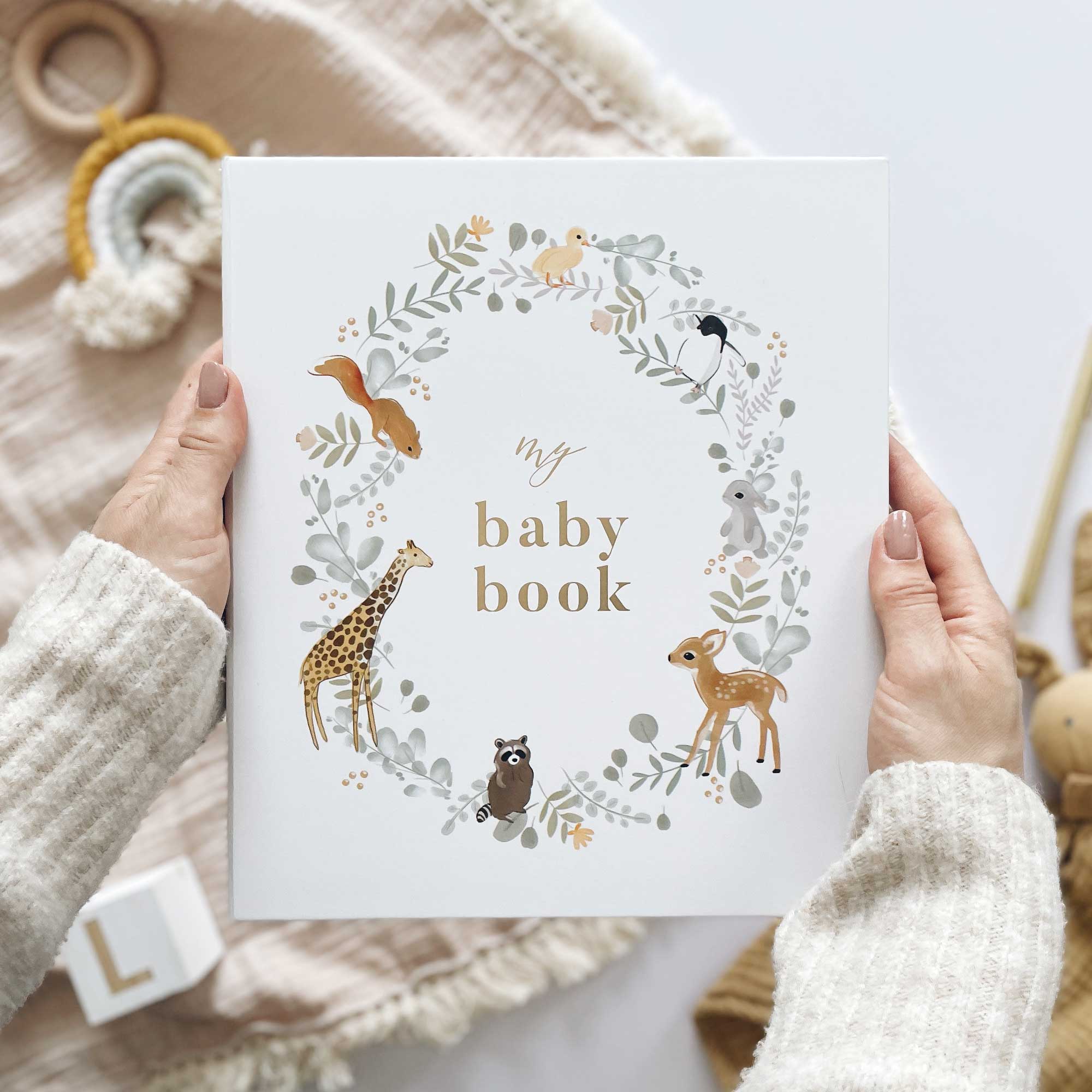 My Baby Book (Animals) Luxury Keepsake Memory Book