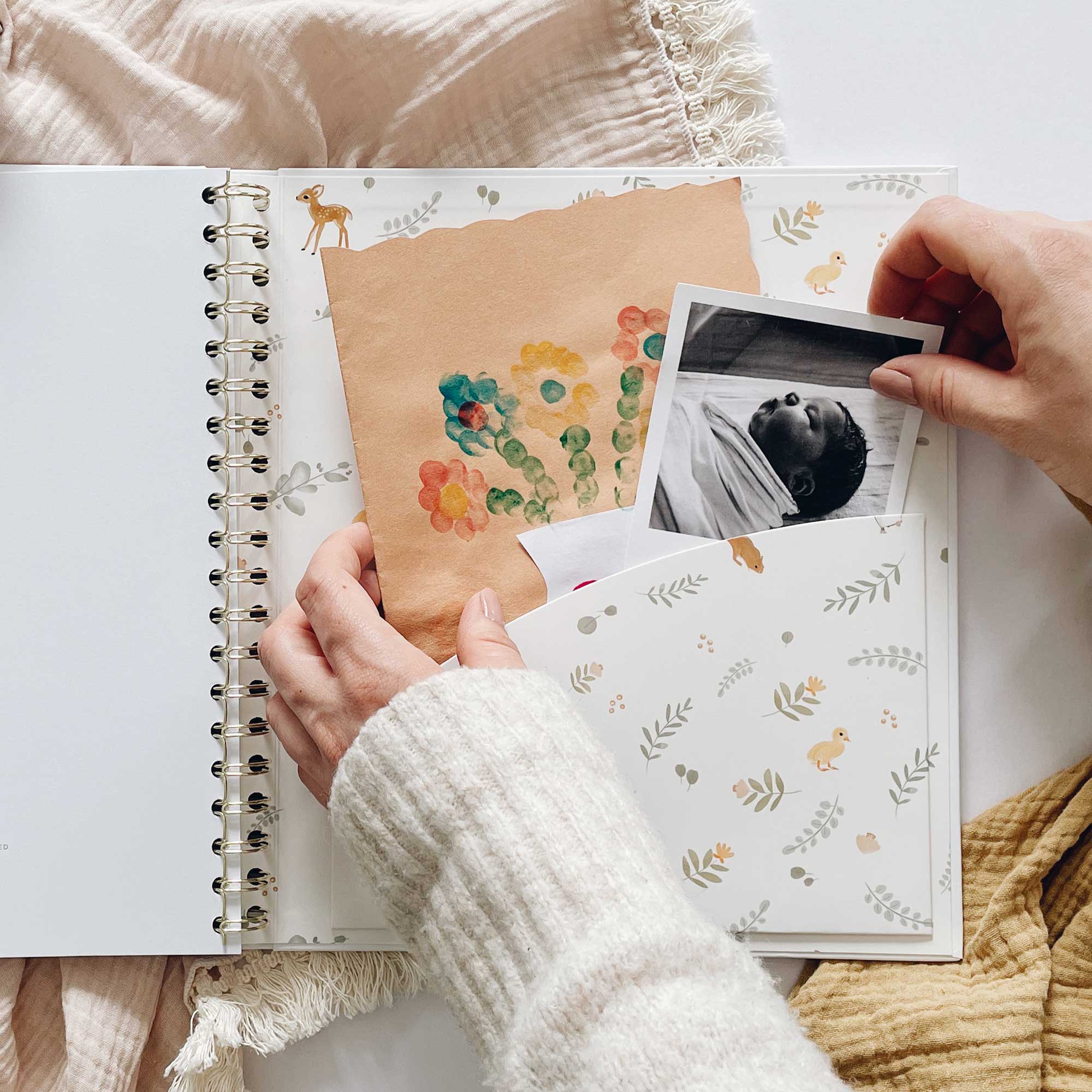My Baby Book (Animals) Luxury Keepsake Memory Book