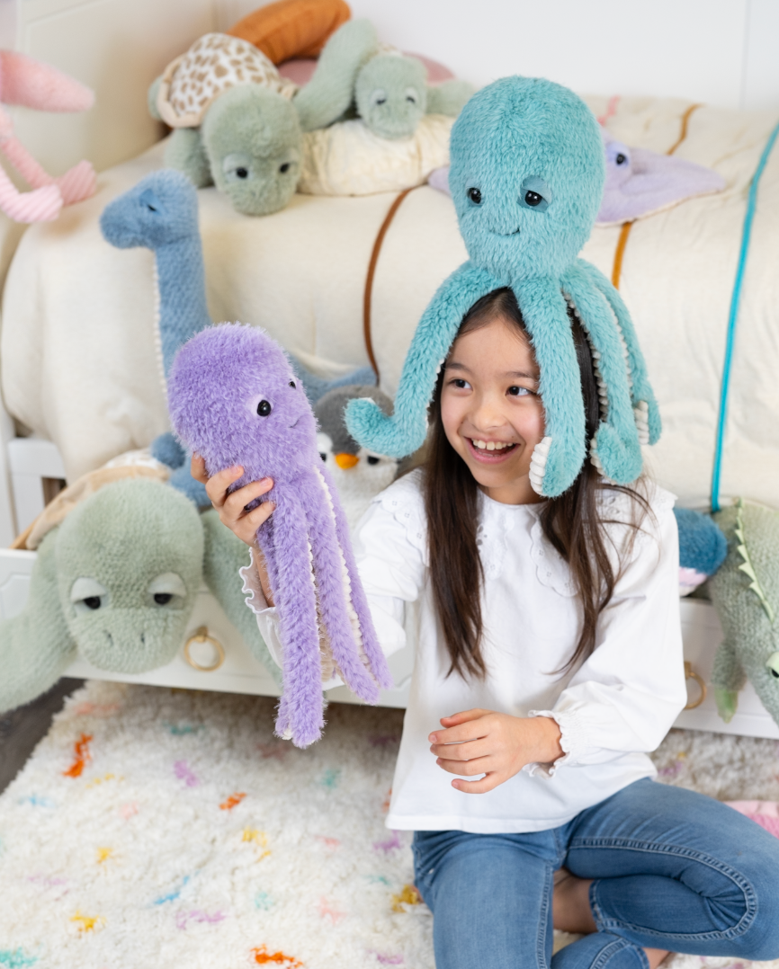 14"  Sea Fuzzlez Octopus