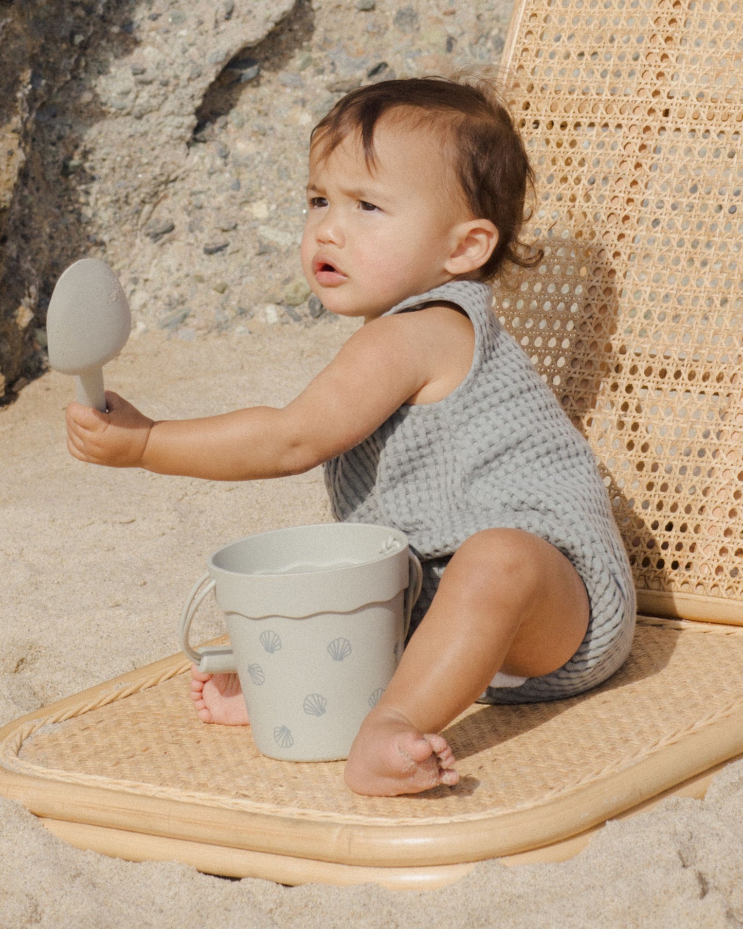 Beau Romper || Eucalyptus