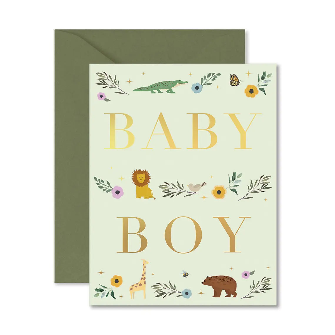 Baby Boy Storybook Greeting Card