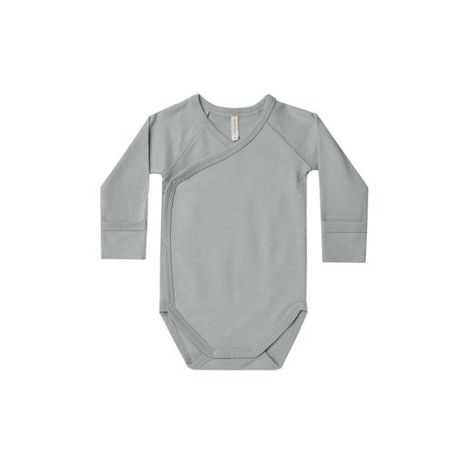 Side Snap Bodysuit || Dusty Blue