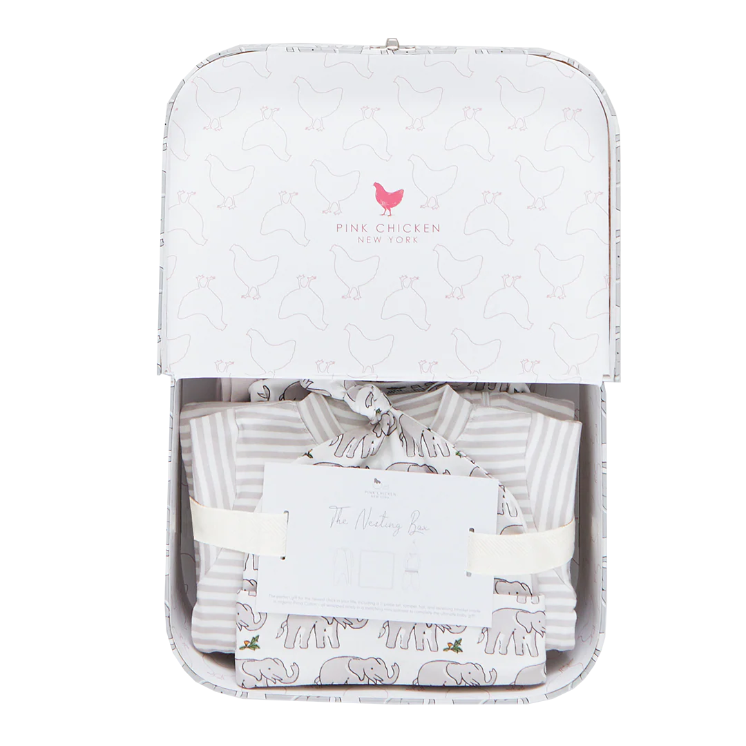 Nesting Box Baby Take Home Set - Baby Elephant