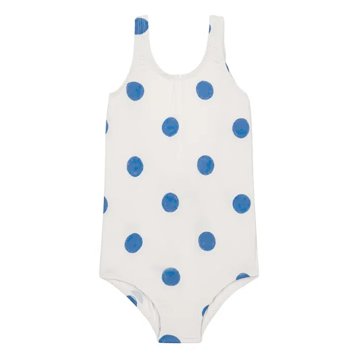 Hailey Polka Dot Swimsuit | White