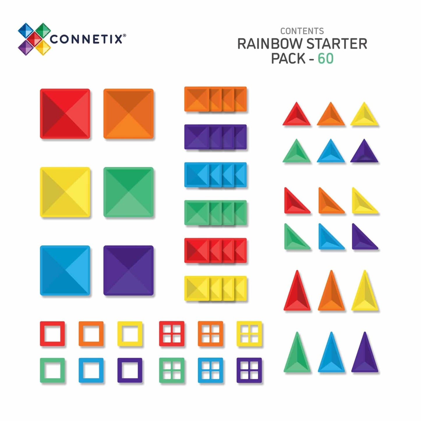 Rainbow Starter Pack 60 Pc