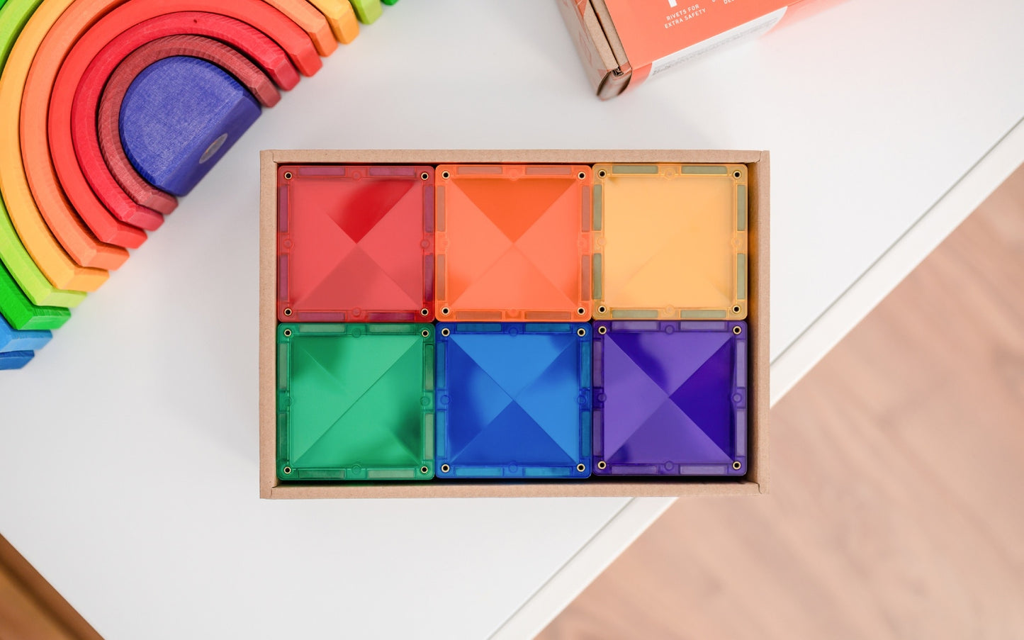 Rainbow Square Pack 42 Pc