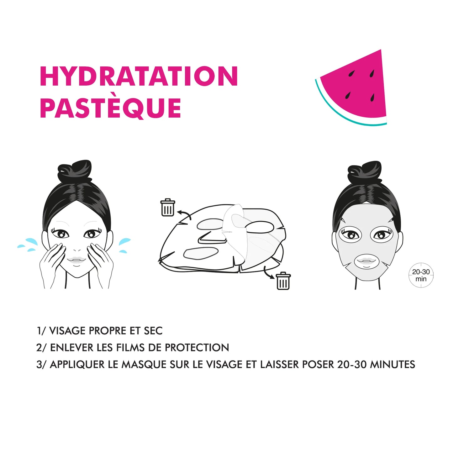 FACE MASK MOISTURIZING WATERMELON