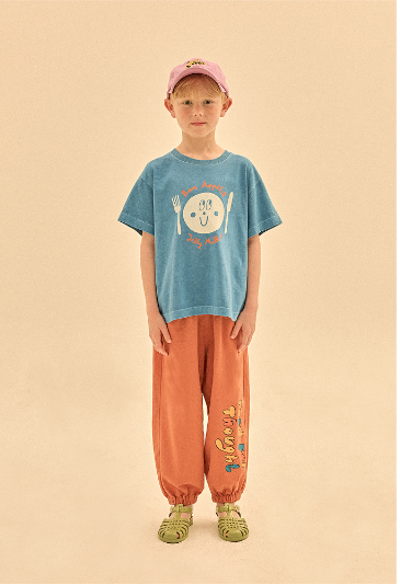 Bon Appetit Pigment T-Shirt - Blue