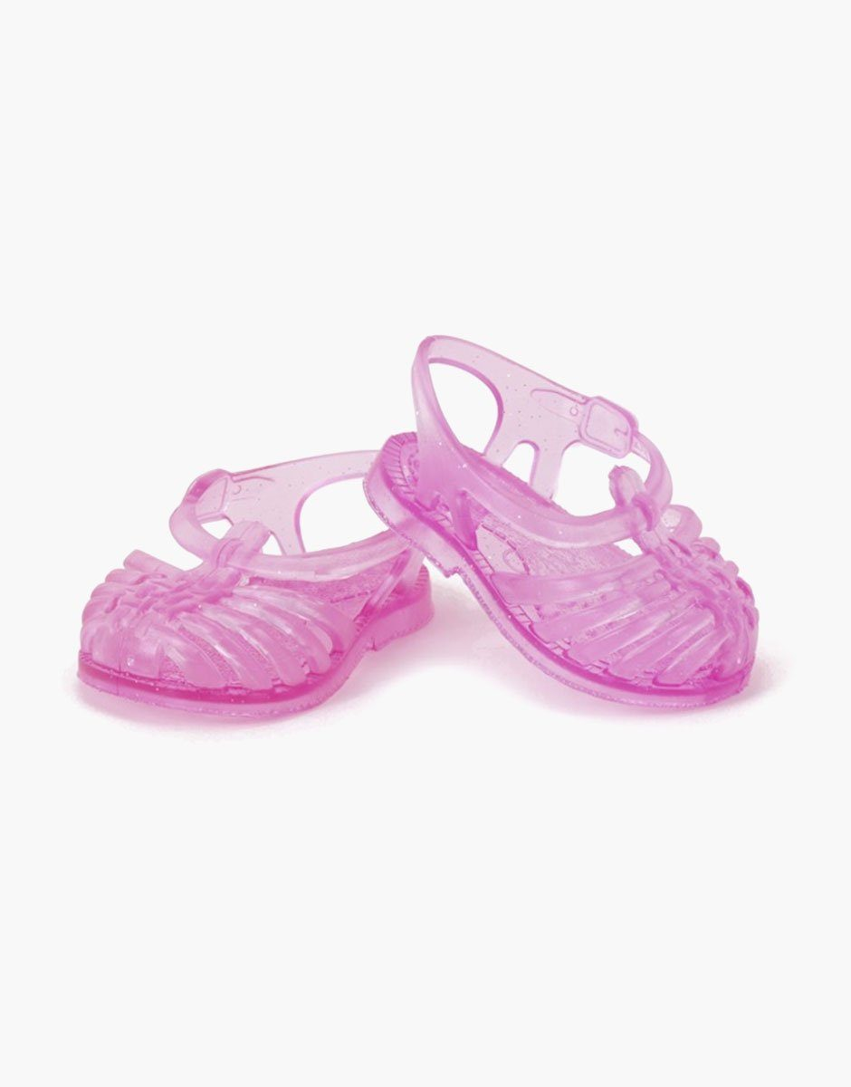 Sun Beach Sandals for Gordis Doll, Glittery Pink