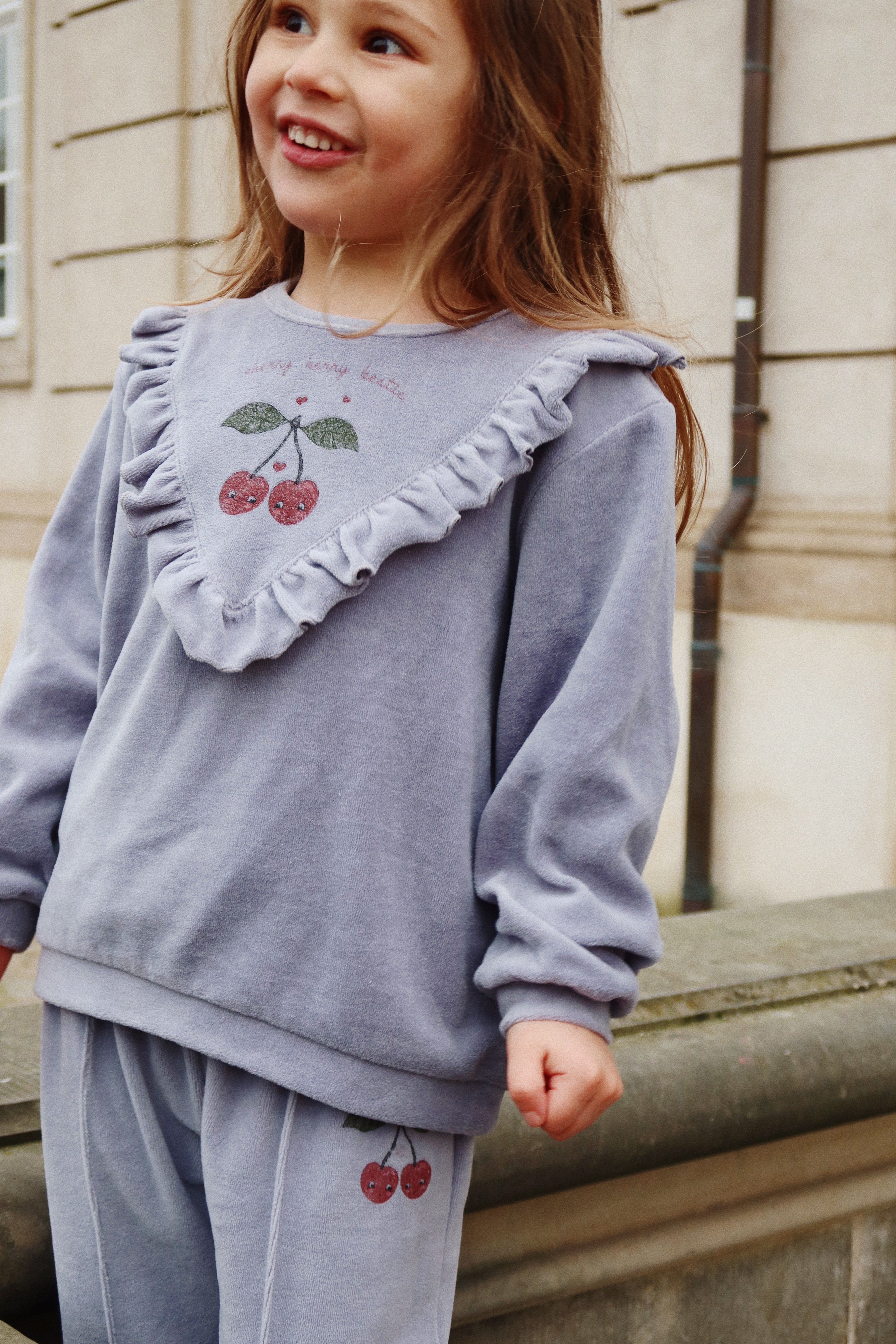 Wally Frill Sweatshirt Gots - Tradewinds
