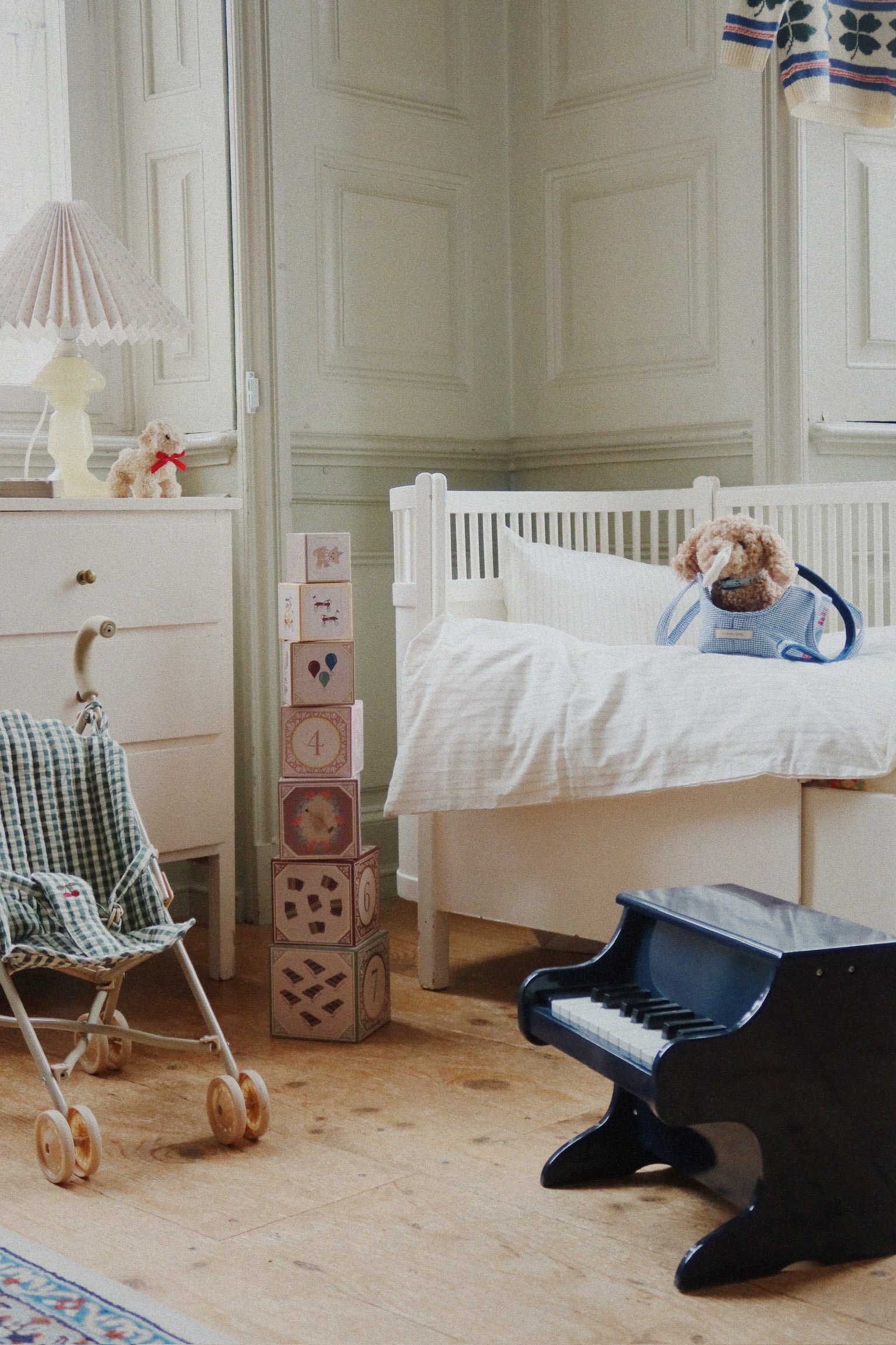 Cheeky Doll Stroller - Smoke Pine Check