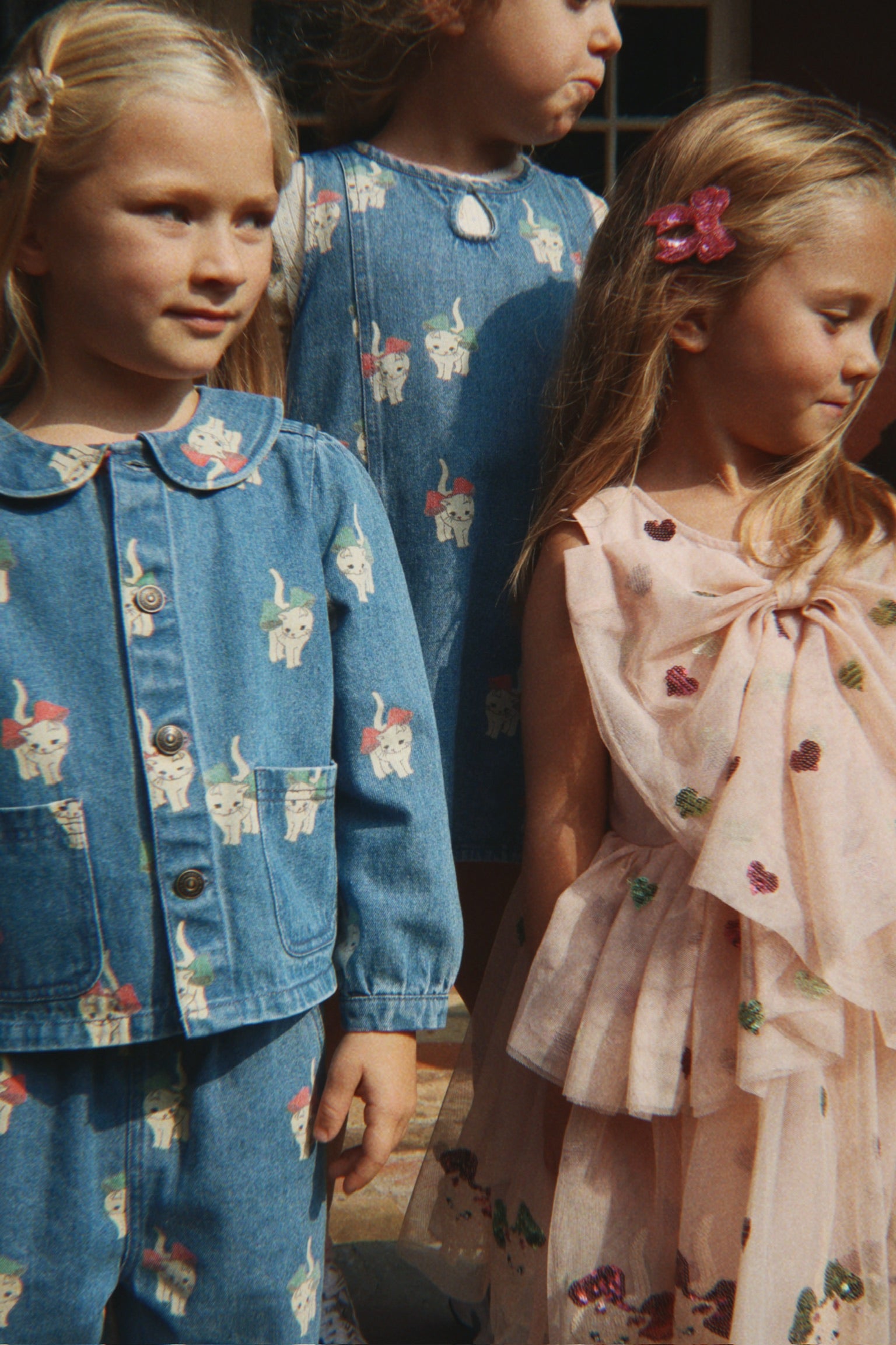 Magot Collar Jacket GOTS - Bow Kitty Denim