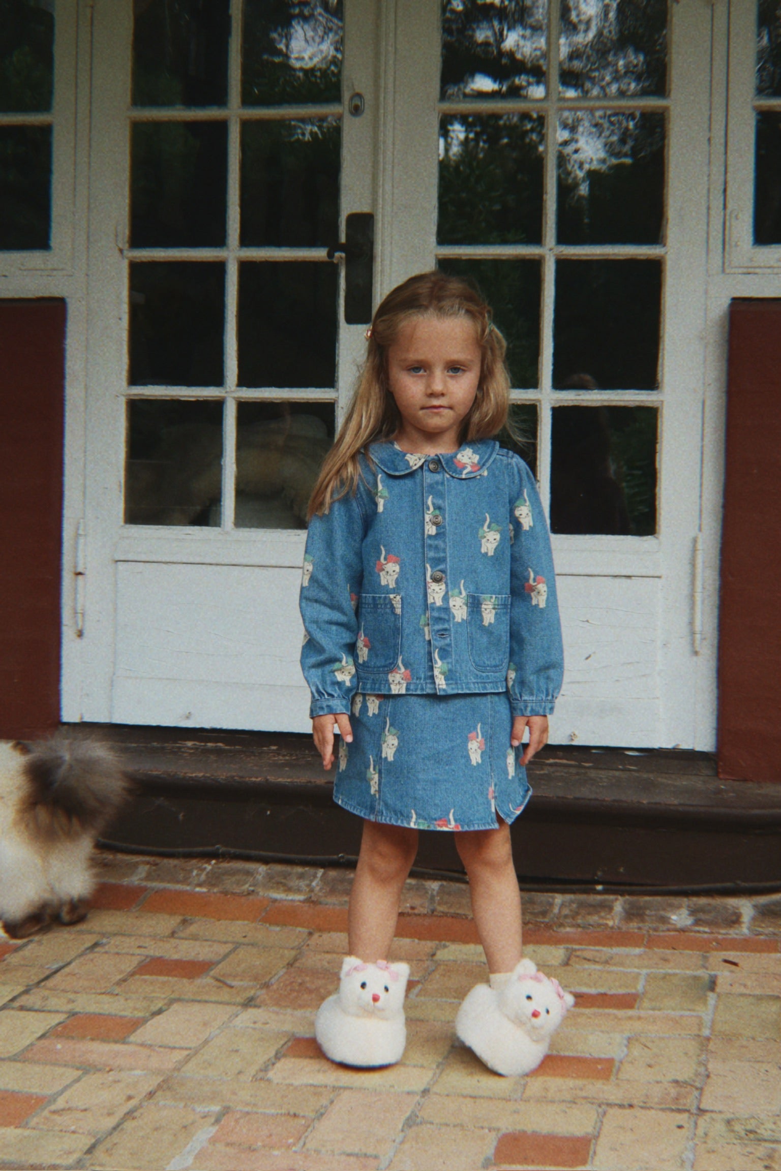Magot Collar Jacket GOTS - Bow Kitty Denim