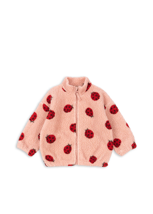 Jody Teddy Jacket - Ladybug Pink