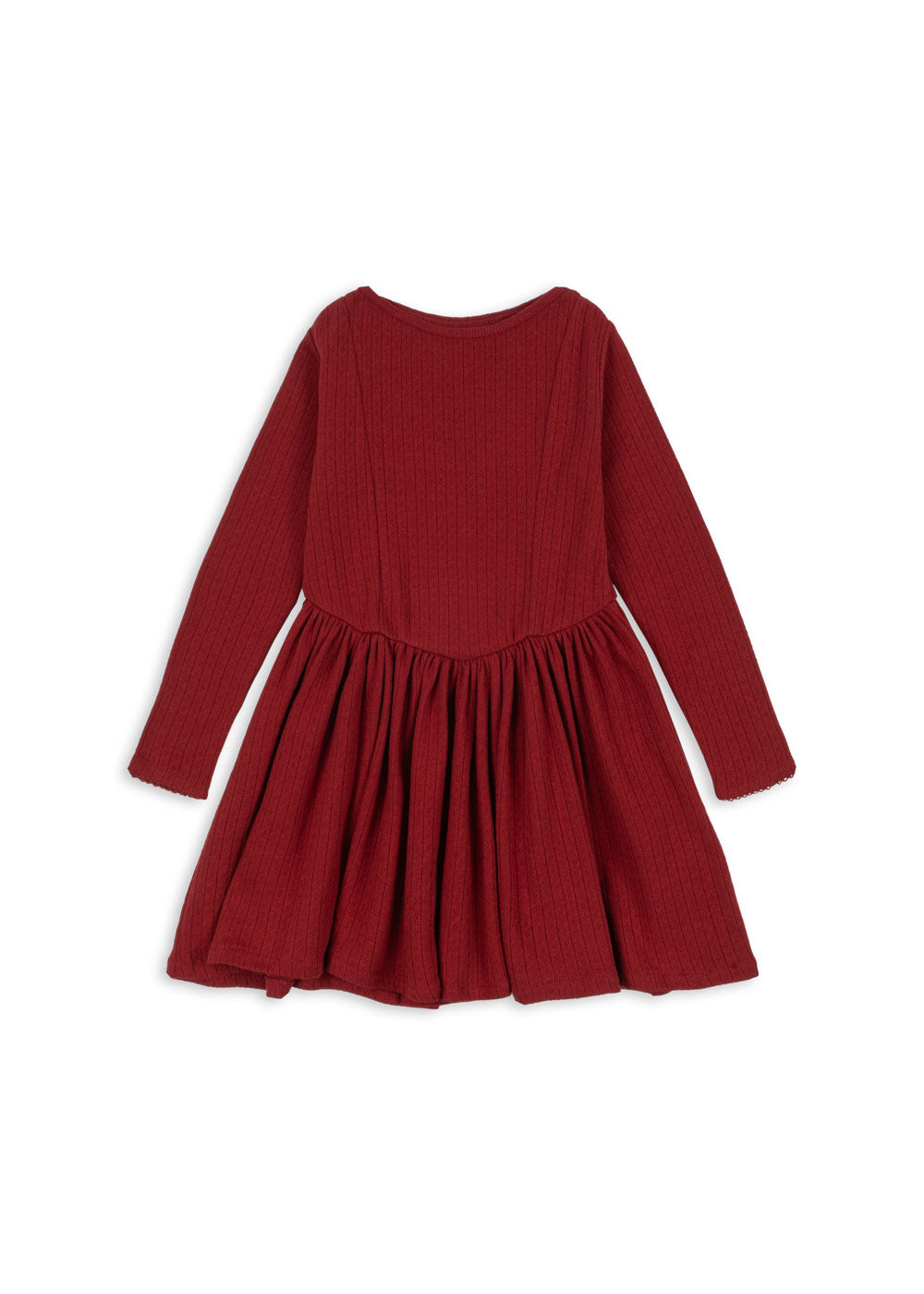 Minnie Dress Gots - Red Dahlia