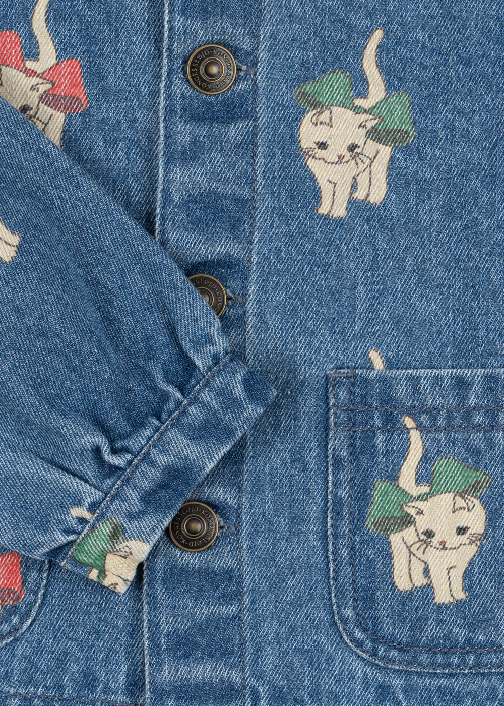 Magot Collar Jacket GOTS - Bow Kitty Denim