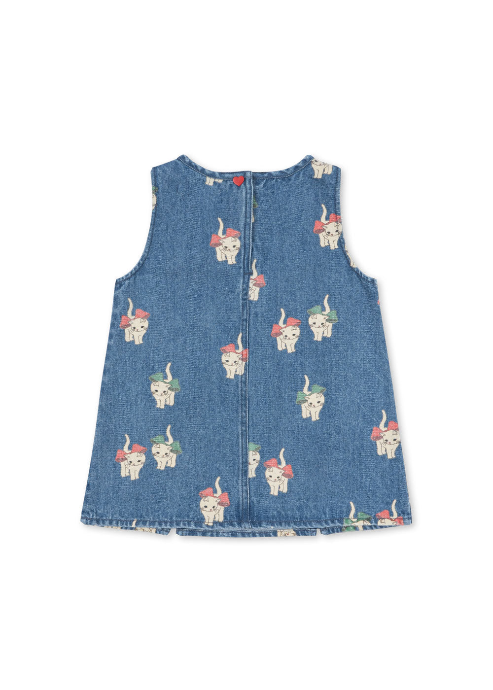 Magot Dress GOTS - Bow Kitty Denim