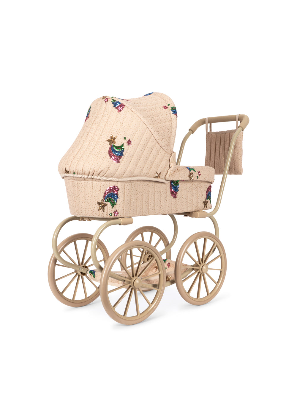 Minnie Tulle Doll Pram - Rainbow Star