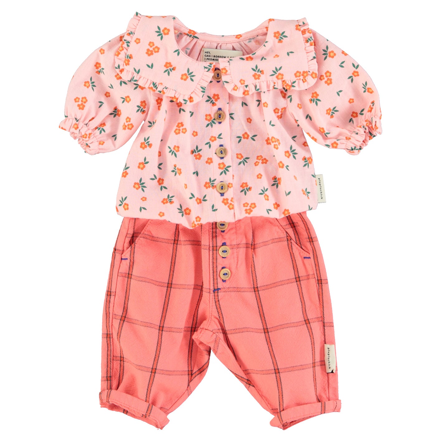 Unisex Trousers | Pink Checkered