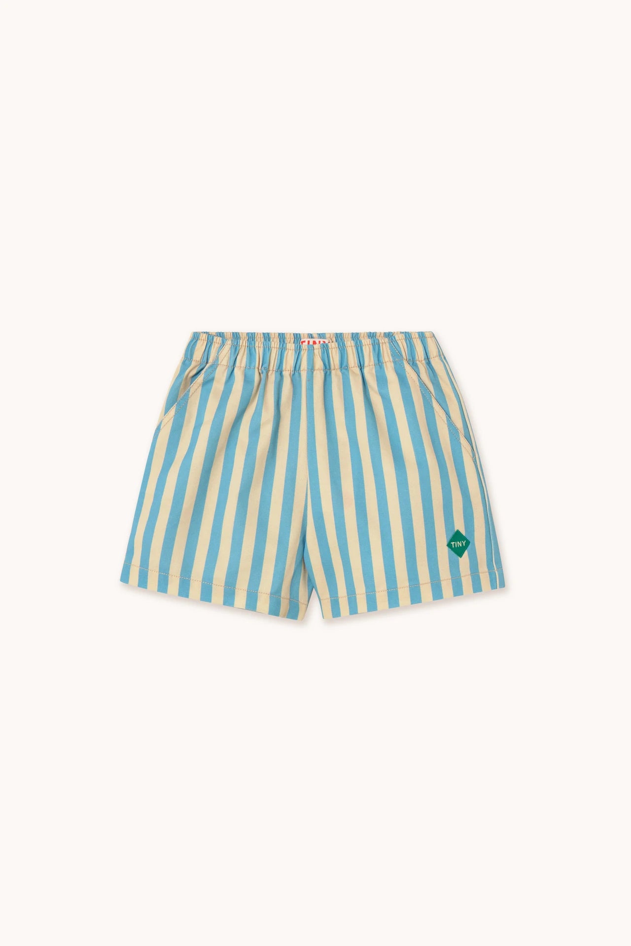 Stripes Short - Vanilla/Warm Blue