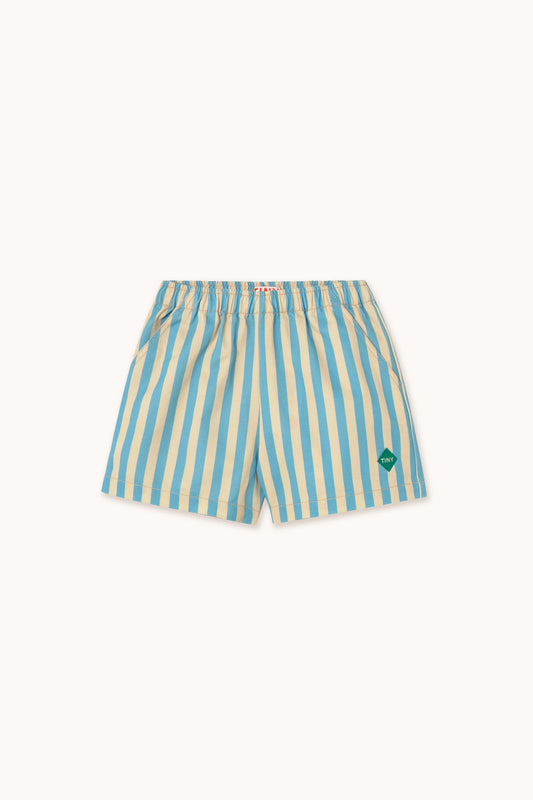Stripes Short - Vanilla/Warm Blue