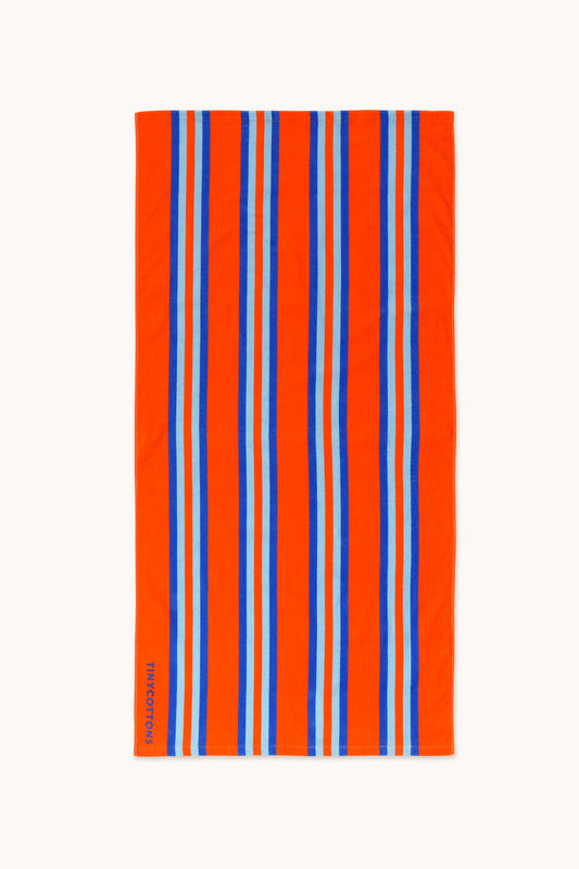 Stripes Towel Red