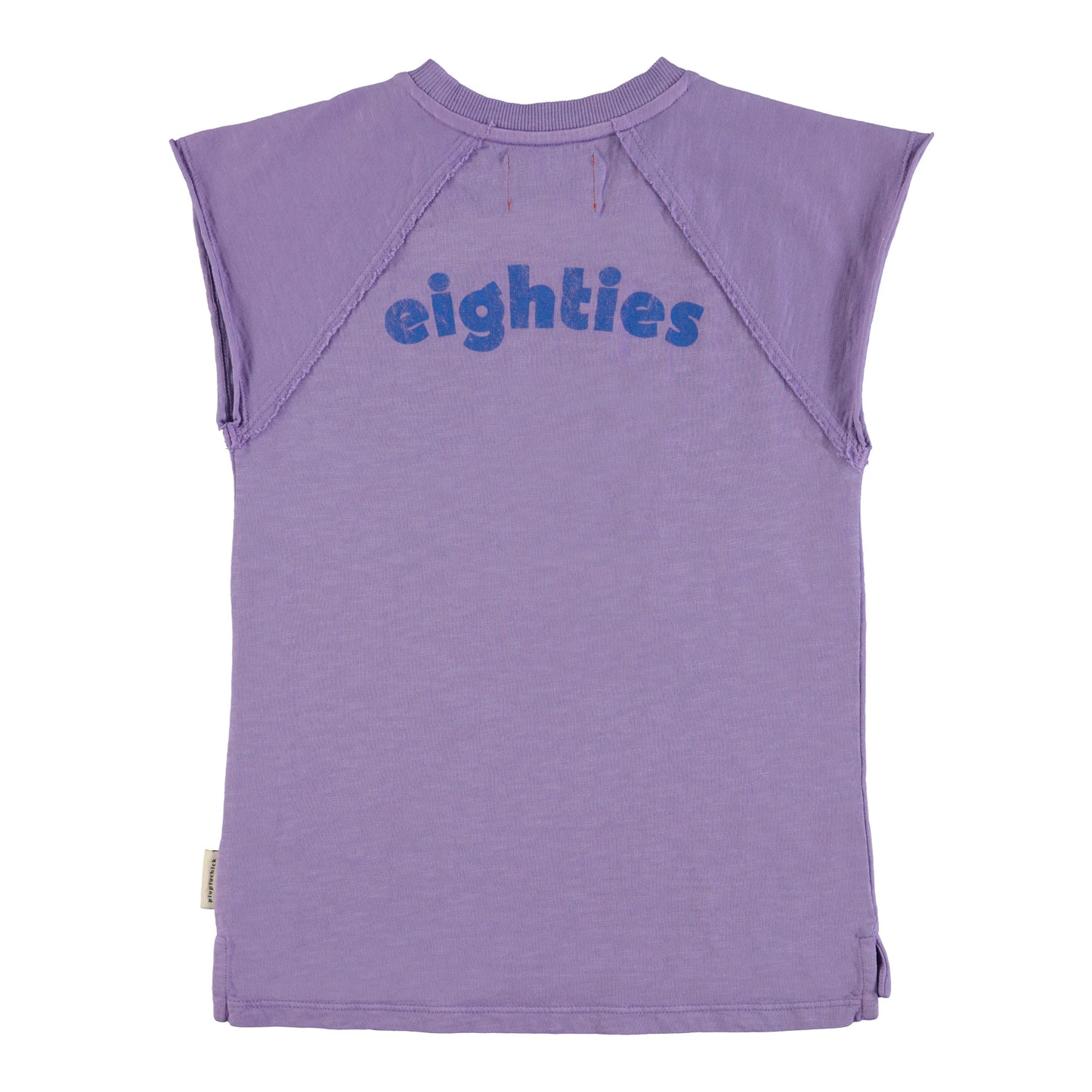 T-Shirt Dress | Purple w/ Multicolor Wave Print