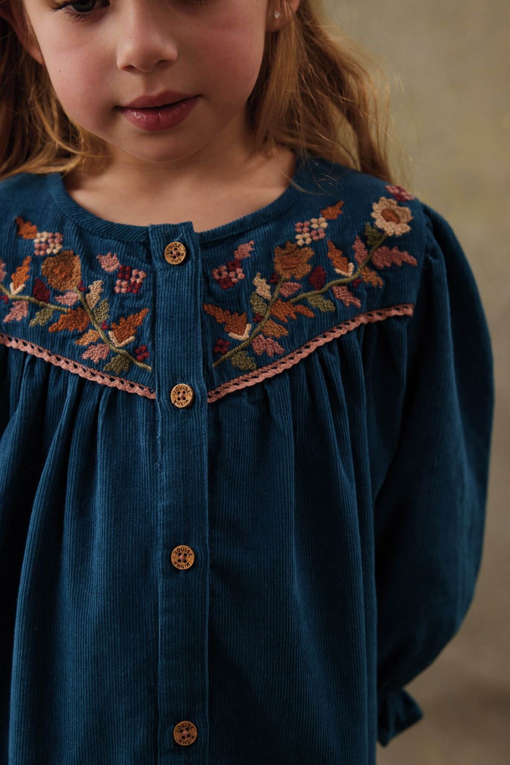 Floriane Dress - Deep Blue
