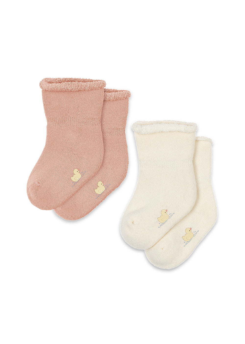 Vicino 2 Pack Terry Socks - Cameo Rose