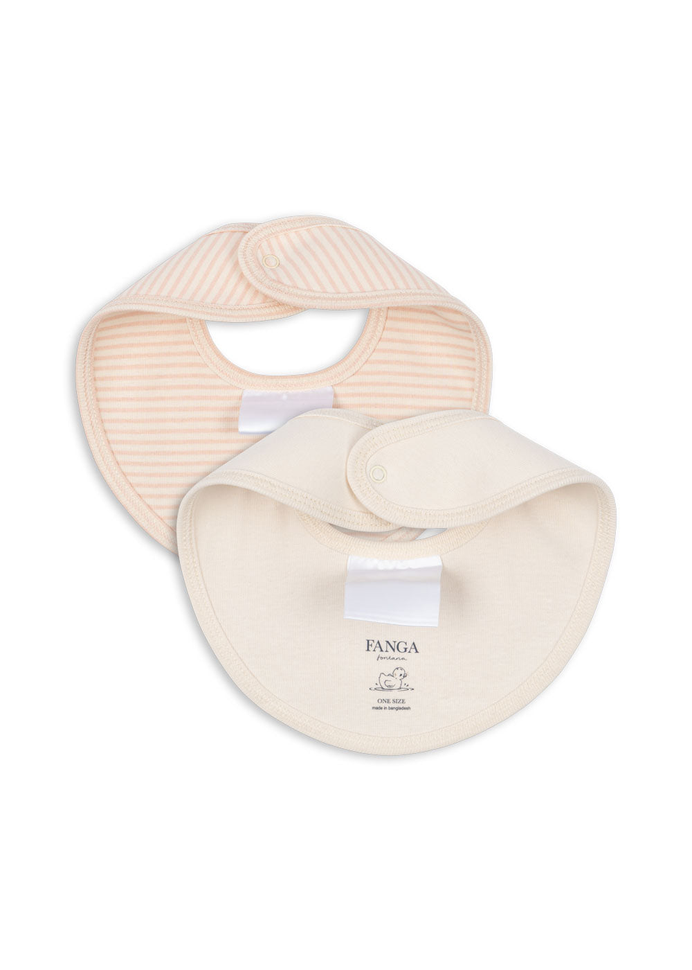 Fio Stripe 2 Pack Bibs - Blush Mix