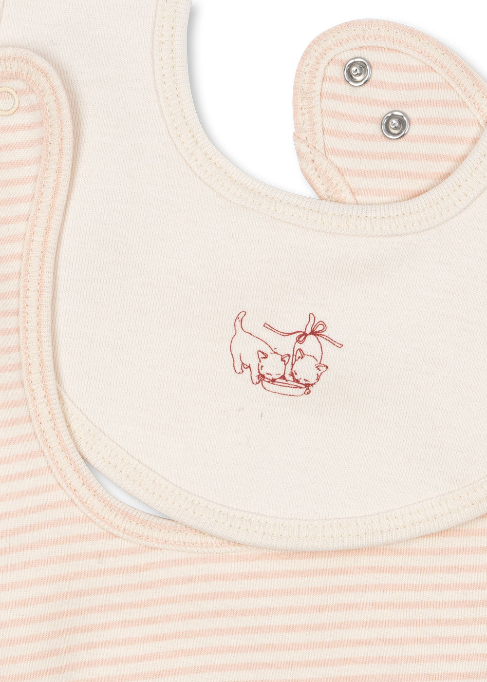 Fio Stripe 2 Pack Bibs - Blush Mix