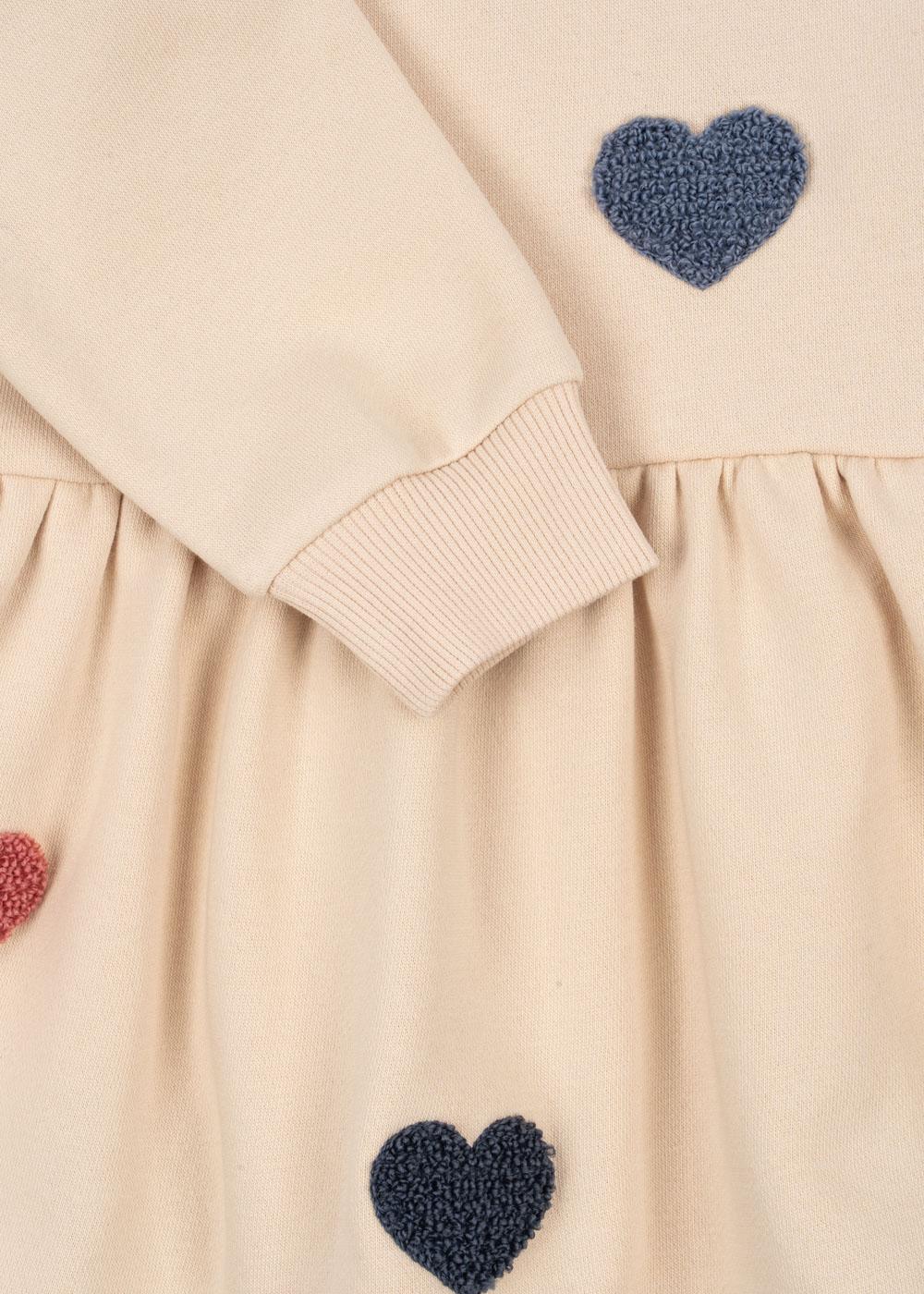 Lou Terry Sweat Dress OCS - Multi Heart