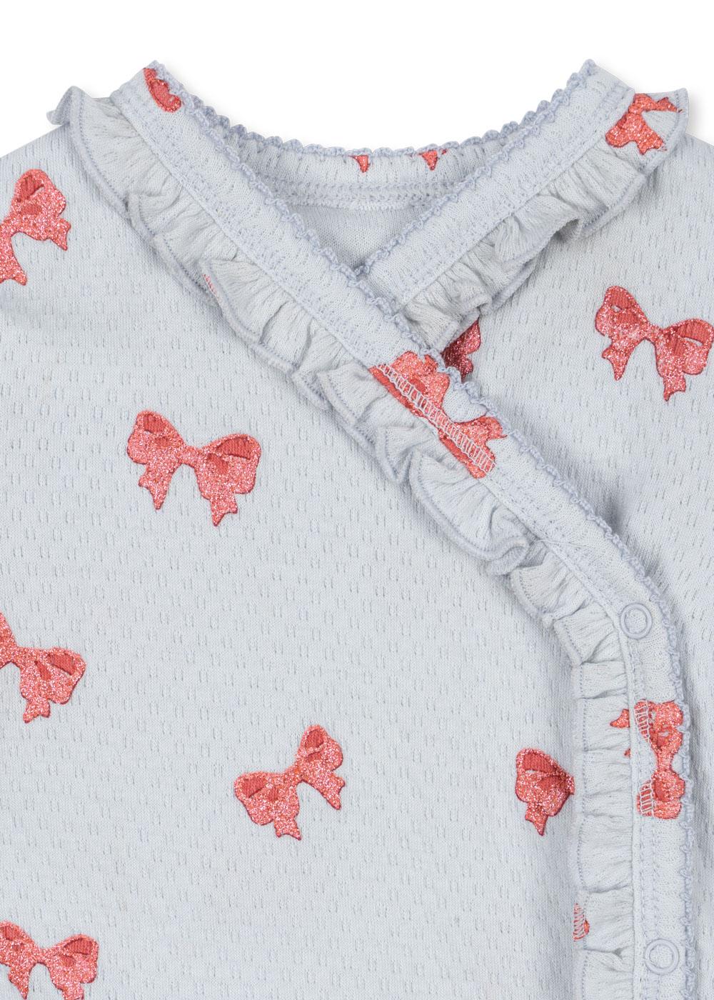 SUI Newborn Frill Body Gots - Rosia Blue Bow