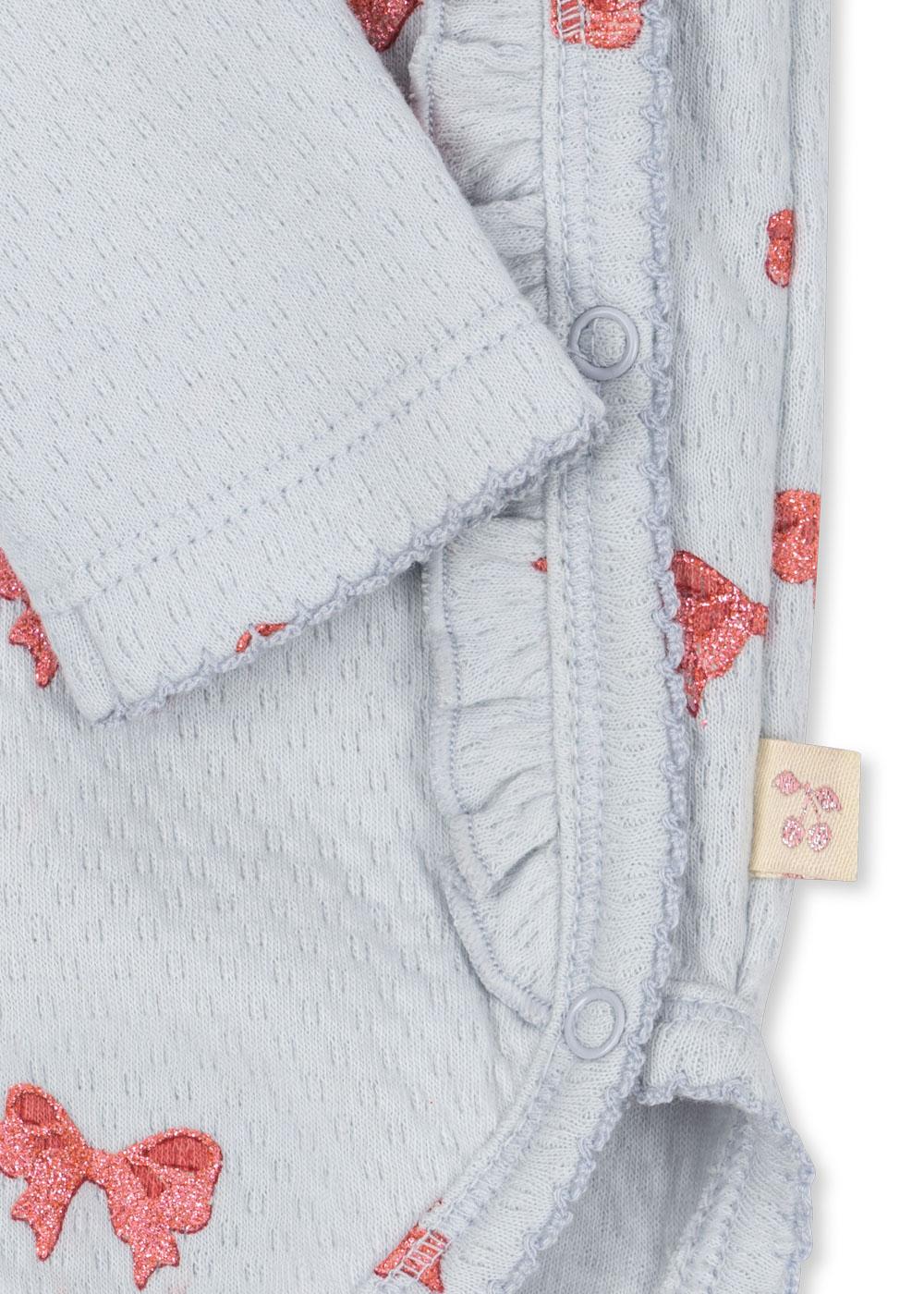 SUI Newborn Frill Body Gots - Rosia Blue Bow
