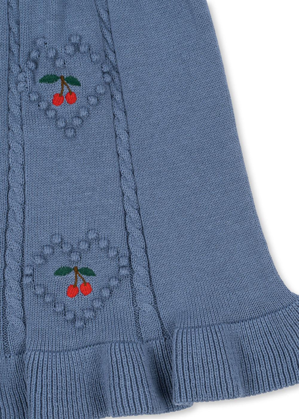 Soleil Knit Skirt Gots - Country Blue