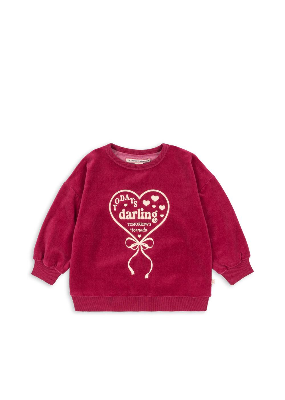 Velou Blouse Gots - Sangria