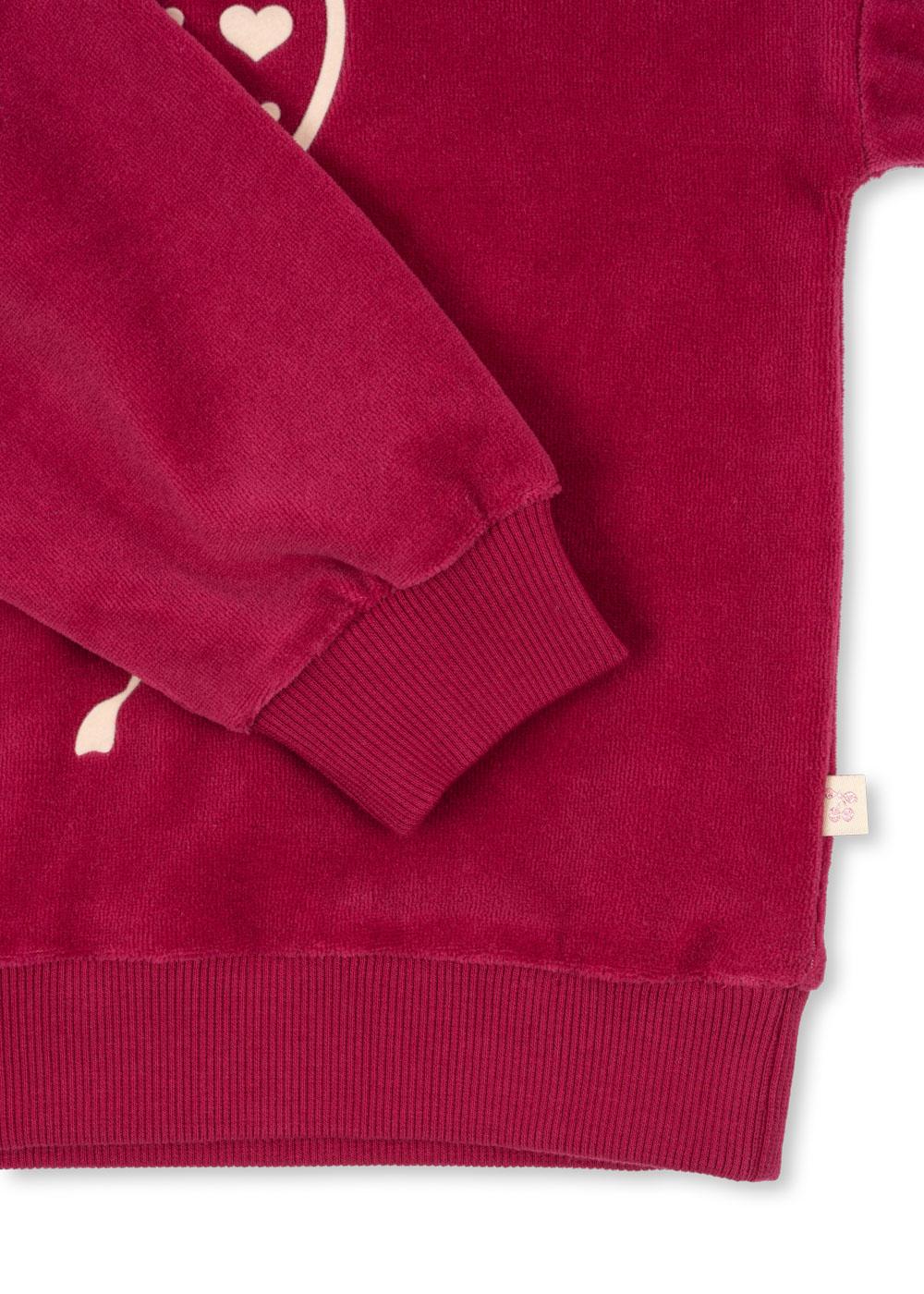 Velou Blouse Gots - Sangria