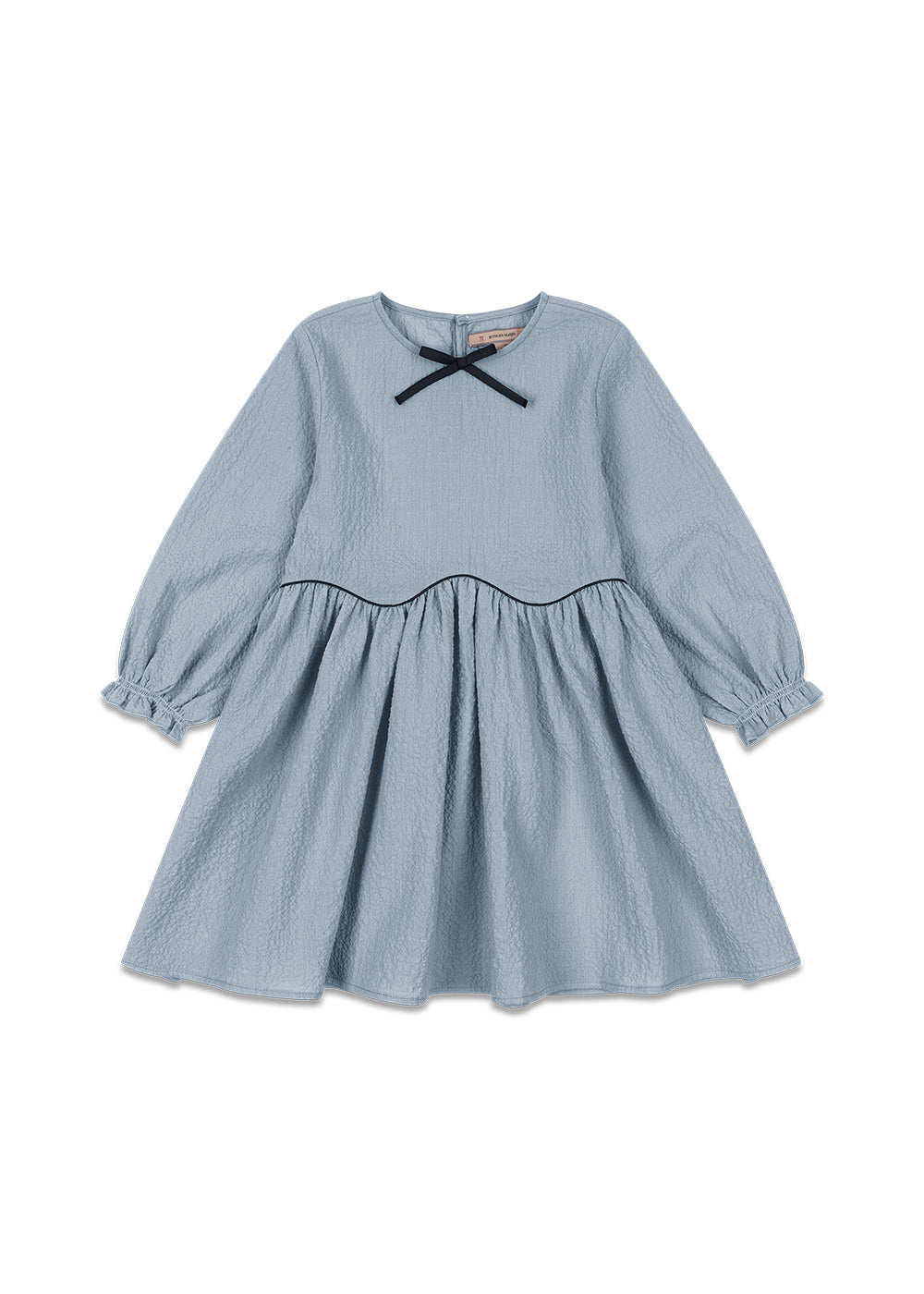 Ava Dress Gots - Blue Fog