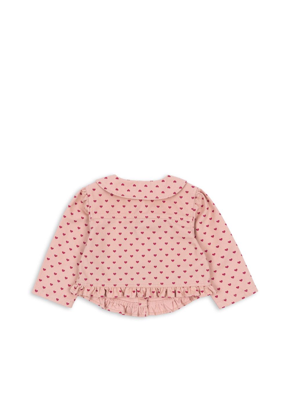 Nola Sequin Shirt Jacket Gots - Berry Coeur