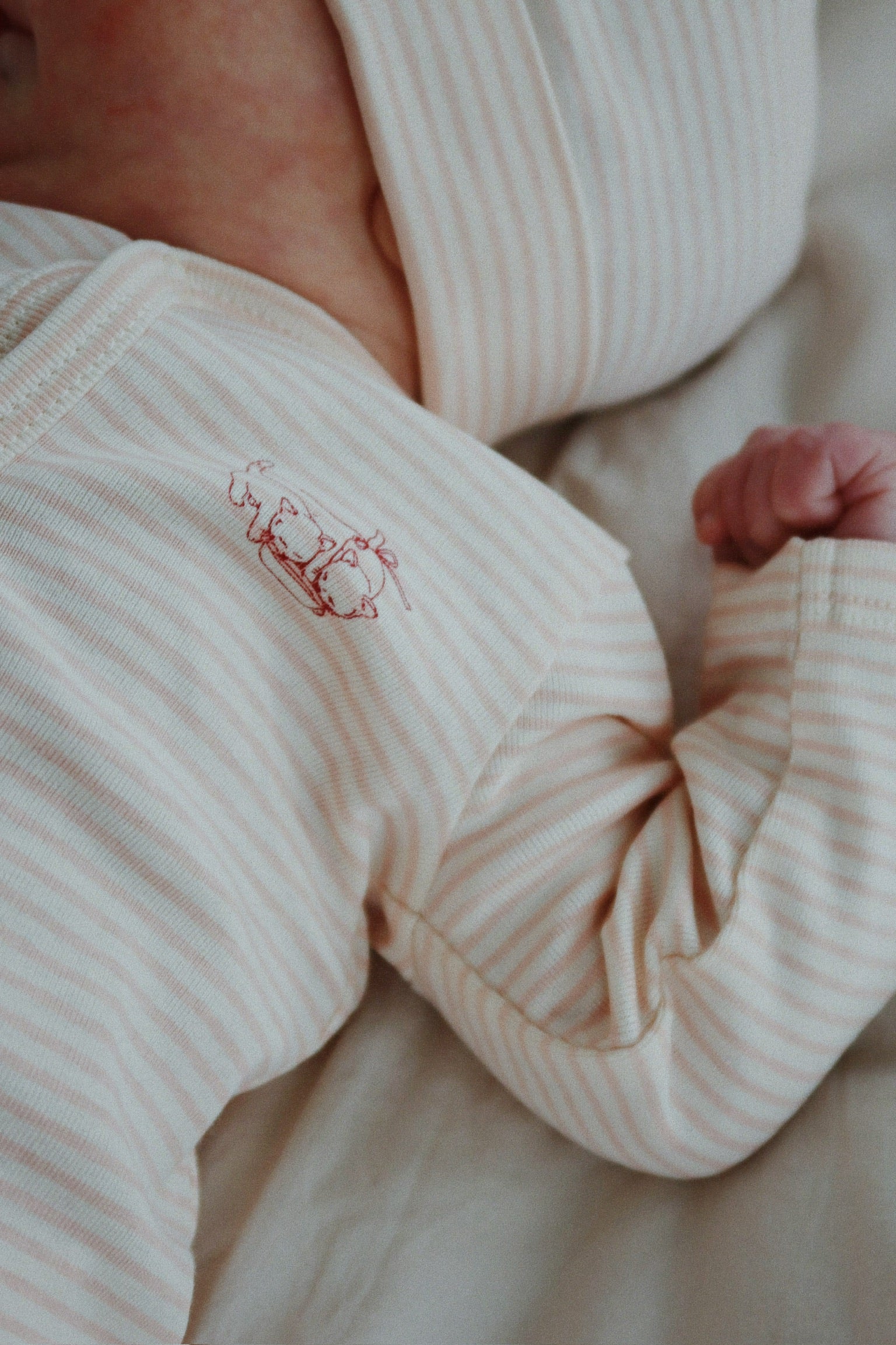Fio Onesie - Tea Stripe Cameo
