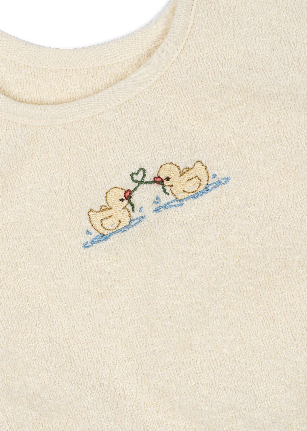 Figo 2 Pack Terry Bibs - Antique White