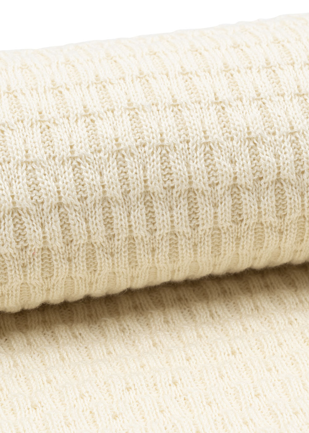 Venti Pointelle Blanket - Antique White