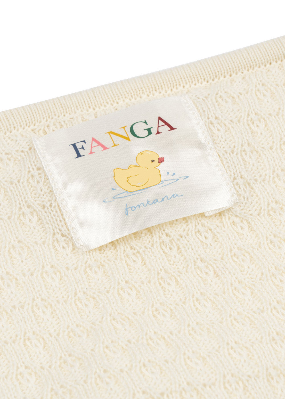 Venti Pointelle Blanket - Antique White