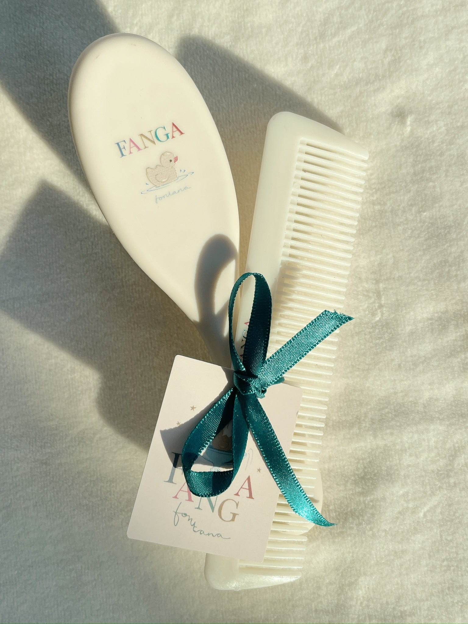 Baby Hairbrush Set - Beige